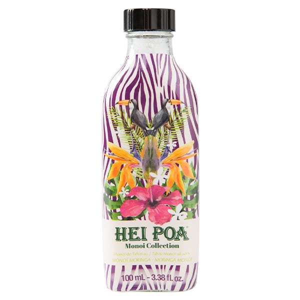 Hei Poa Monoi Collection Tahiti Monoi Oil with Monoi Moringa 100 ml