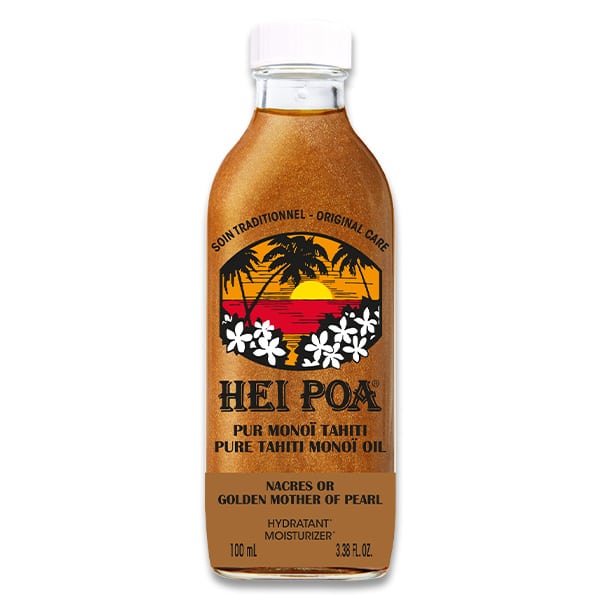 Hei Poa Pure Tahiti Monoi Oil Golden Mother of Pearl 100 ml