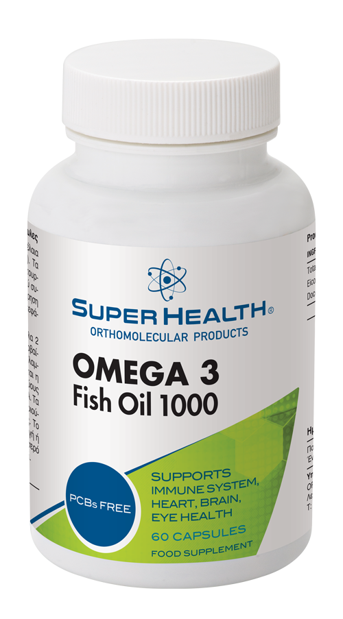 Super Health Omega 3 Fish Oil 1000mg 60 kapele