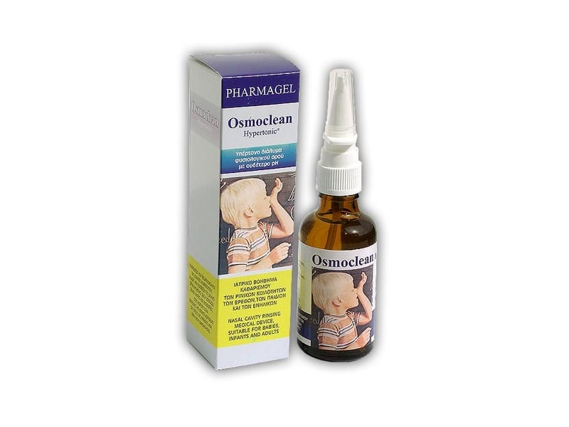Pharmagel Osmoclean Nasal Spray Hypertonic Saline Solution 50 ml