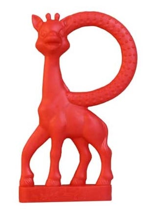 Sophie la Girafe Vanilla Teething Ring 010313 1 copë - E kuqe