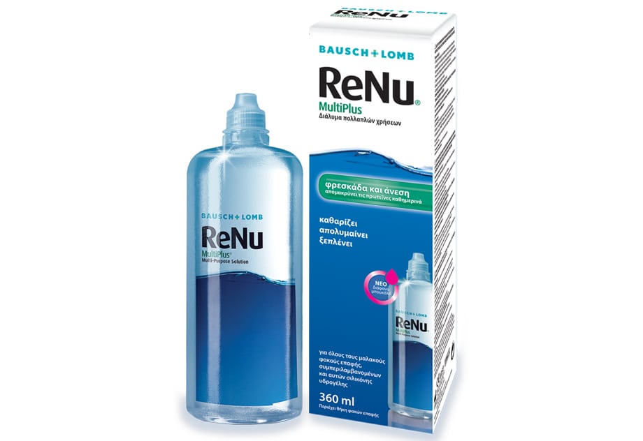 Bausch & Lomb ReNu Multiplus Multi-Purpose Contact Lens Solution 360 ml