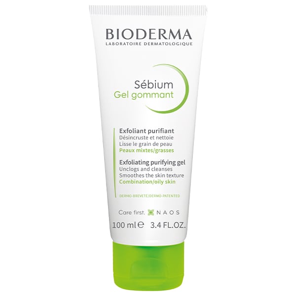 Bioderma Sebium Gel Gommant Exfoliating Purifying Gel for Combination/Oily Skin 100 ml