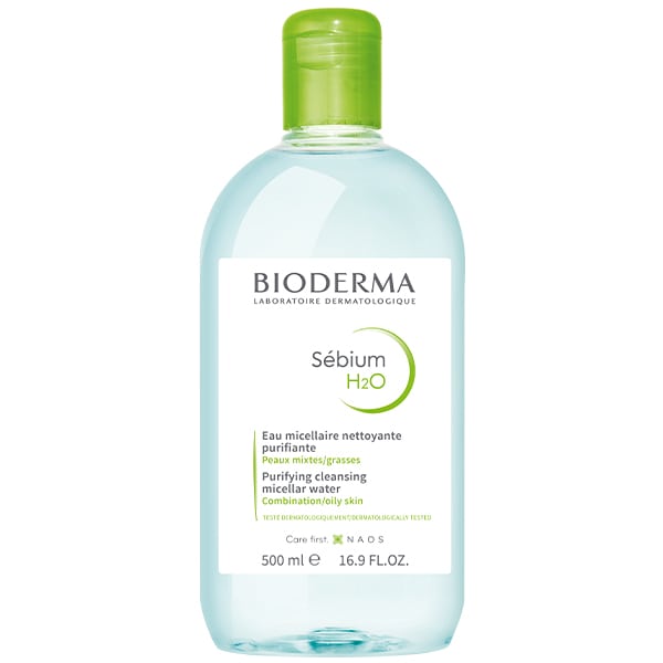 Bioderma Sebium H2O Purifying Cleansing Micellar Water for Combination/Oily Skin 500 ml