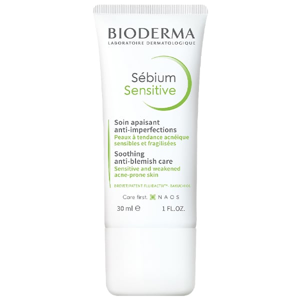 Bioderma Sebium Sensitive Soothing Anti-Blemish Care for Acne-Prone Skin 30 ml