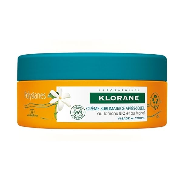 Klorane Polysianes After-Sun Sublimating Cream with Tamanu & Monoi 200 ml