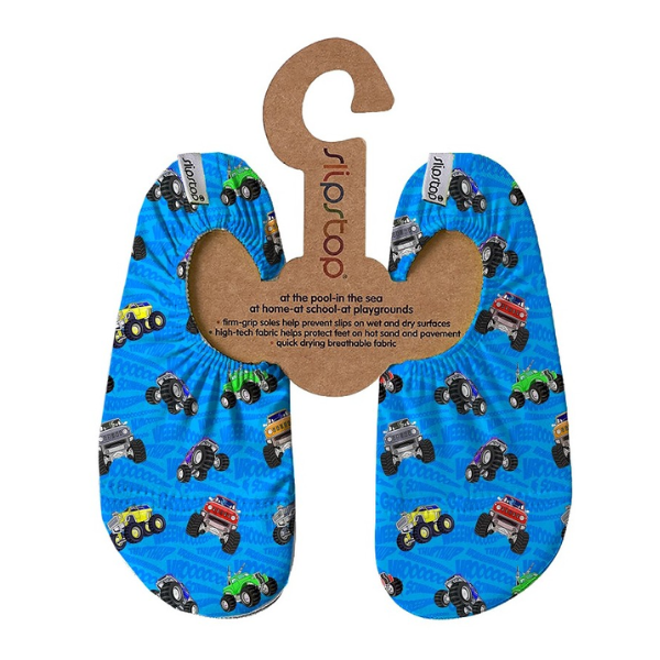 Slipstop Monster Trucks Set Anti-Slip Shoes for Kids 1 palë