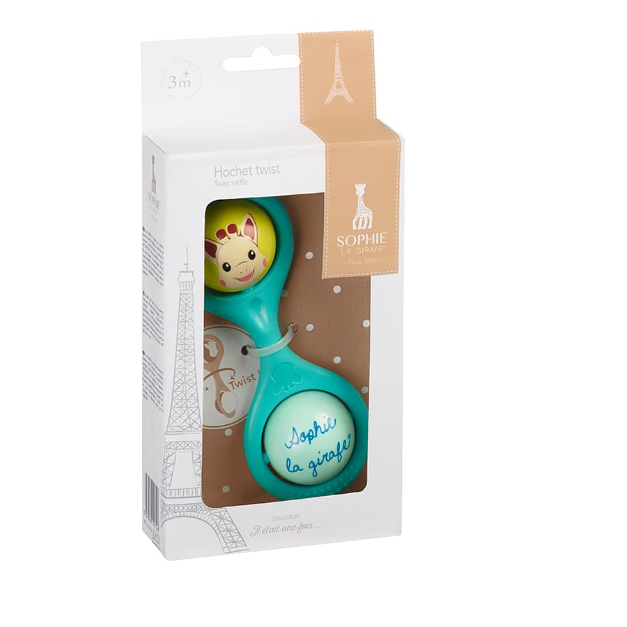 Sophie la Girafe Maraca rattle in 2 colors 10174 - Blu e çelët