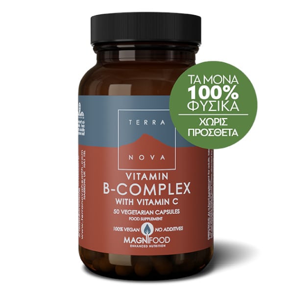 Terranova Vitamin B-Complex with Vitamin C 50 kapsula
