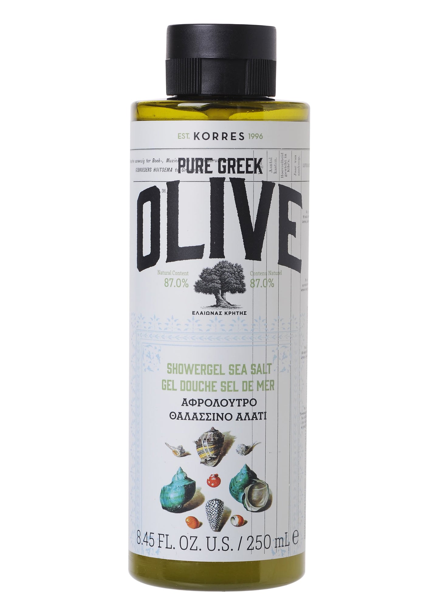 Korres Pure Greek Olive Showergel Sea Salt 250 ml