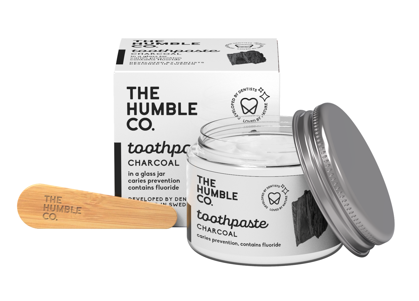 The Humble Co. Charcoal Toothpaste in a Jar 50 ml