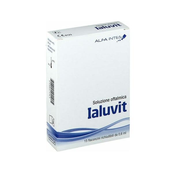 Alfa Intes Ialuvit Eye Drops with Sodium Hyaluronate 15x0.6ml