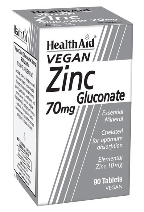 Health Aid Zinc Gluconate 70mg 90 tableta