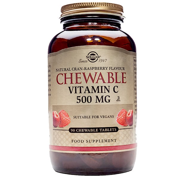 Solgar Chewable Vitamin C 500mg  90 tableta përtypëse