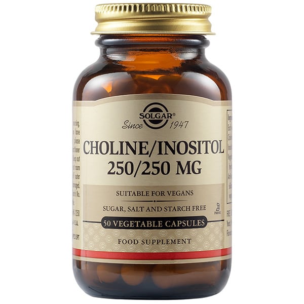 Solgar Choline/Inositol 250/250mg  50 kapsula vegjetariane