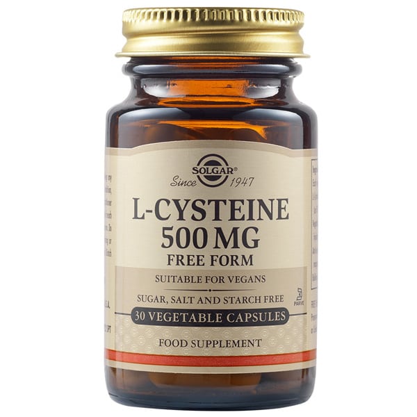 Solgar L-Cysteine 500mg  30 kapsula vegjetariane