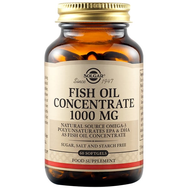 Solgar Fish Oil Concentrate 1000mg  60 kapsula të buta