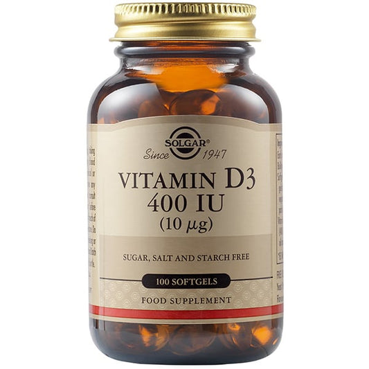 Solgar Vitamin D3 400 IU (10 μg) 100 kapsula të buta