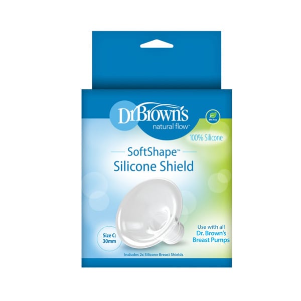 Dr. Brown's Soft Shape Silicone Shield (BF 117) 30mm Size C  2 copë