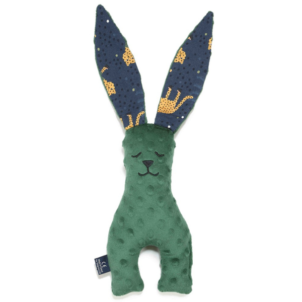 La Millou Small Bunny Tiger Jerry - Forest Green Cuddly Toy  1 copë