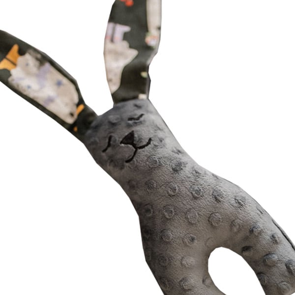 La Millou Scream Small Bunny Dark Grey  1 copë