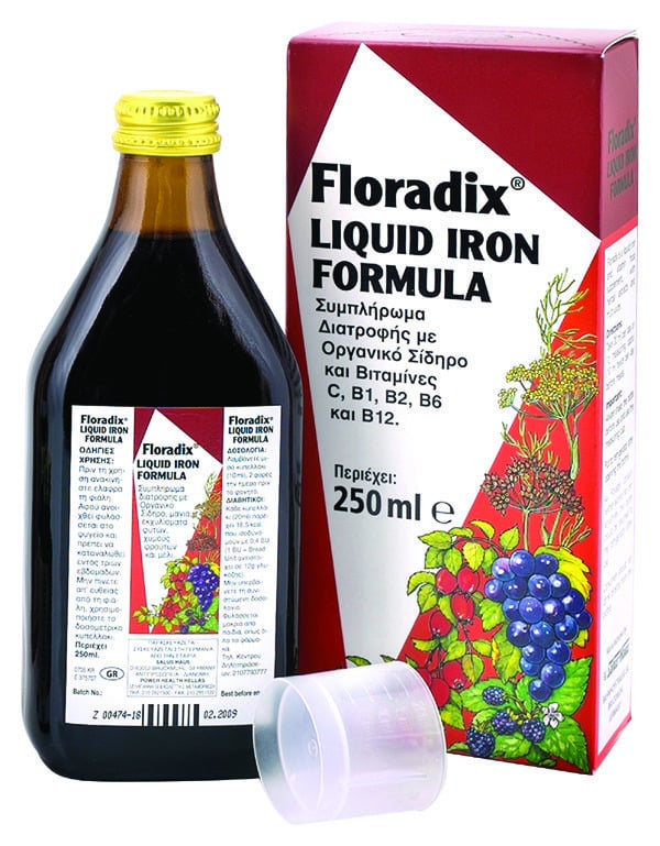 Power of Nature Floradix Liquid Iron Formula  250 ml