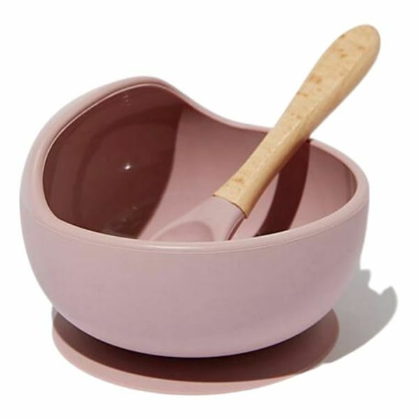 Bo Jungle Kids Feeding Set with Silicone Suction Bowl & Spoon  1 set - ROZË