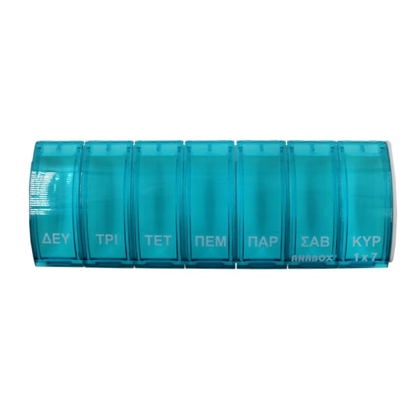 Anabox Weekly Pill Case  1 copë - blu