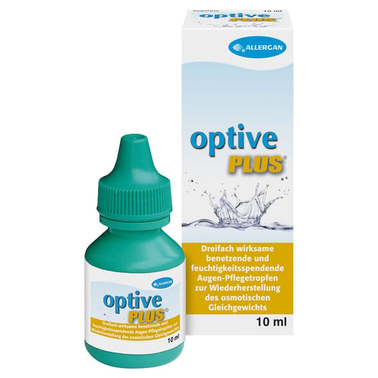 Allergan Optive Plus Triple Action Lubricating Eye Drops  10 ml