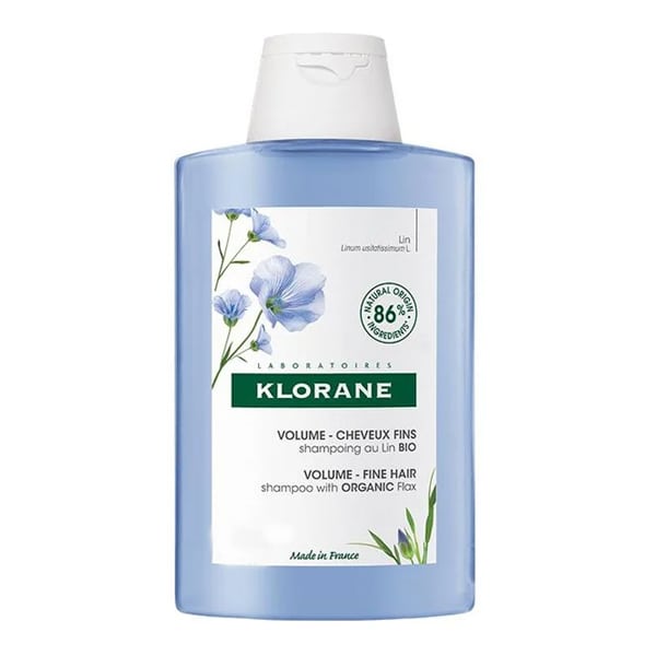 Klorane Flax Fiber Volume & Texture Shampoo for Fine, Flat Hair  400 ml
