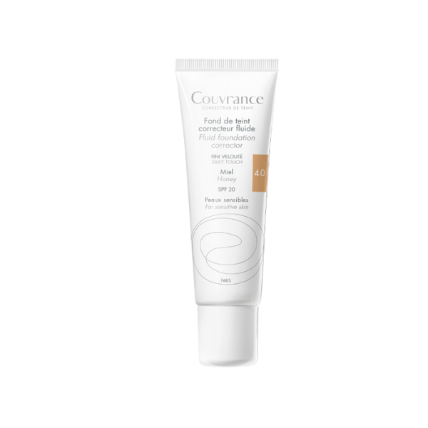 Avene Couvrance Fluid Foundation Corrector SPF20 - 4.0 Honey  30 ml