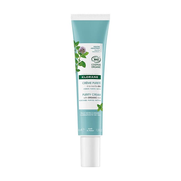 Klorane Purity Cream with Organic Mint for Combination to Oily Skin  40 ml