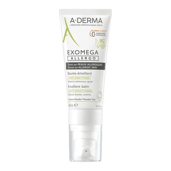 A-Derma Exomega Allergo Anti-Scratching Emollient Balm  40 ml
