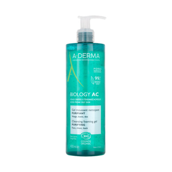 A-Derma Biology AC Cleansing Foaming Gel Purifying  400 ml