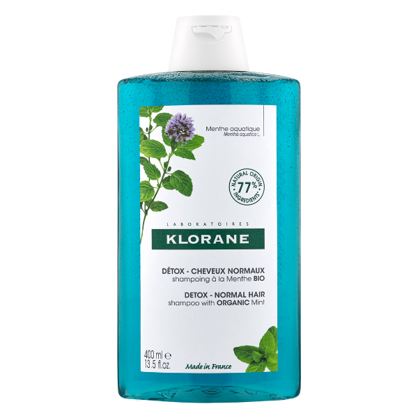 Klorane Anti-Pollution Detox Shampoo with Aquatic Mint  400 ml