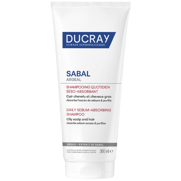 Ducray Sabal Argeal Daily Sebum-Absorbing Shampoo  200 ml