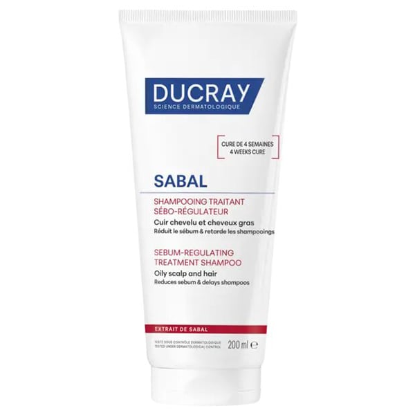 Ducray Sabal Sebum-Regulating Treatment Shampoo for Greasy Hair  200 ml