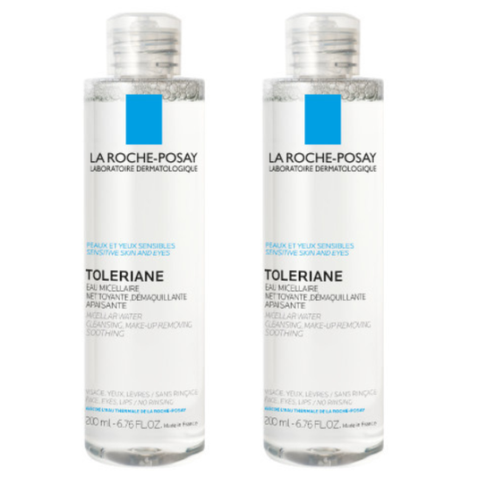 2x La Roche-Posay Toleriane Micellar Water for Sensitive Face & Eyes  2x200ml