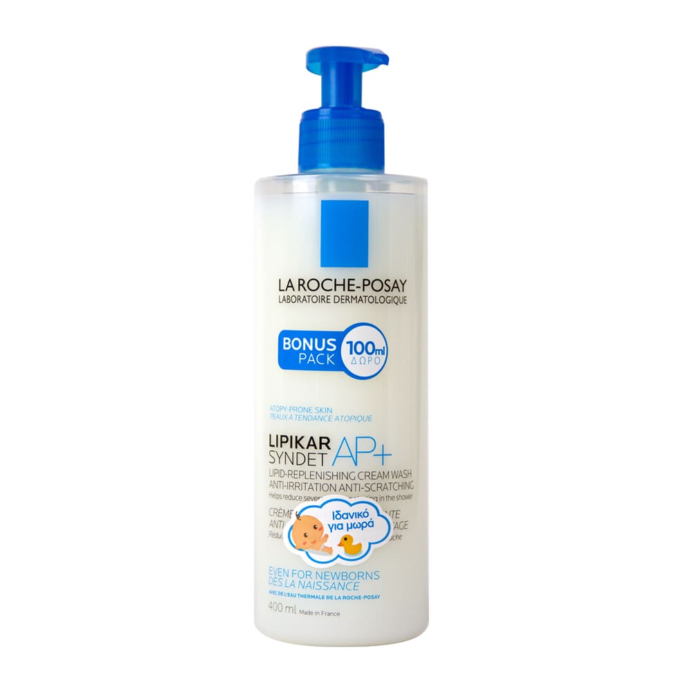 La Roche-Posay Lipikar Syndet AP+ Lipid-Replenishing Cream Wash  400 ml