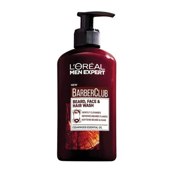L'Oreal Paris Men Expert Barber Club Beard, Face & Hair Wash  200 ml