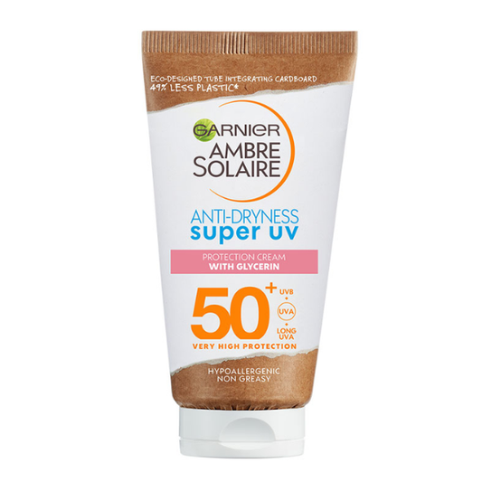 Garnier Ambre Solaire Anti-Dryness Super UV Protection Cream SPF50+  50 ml