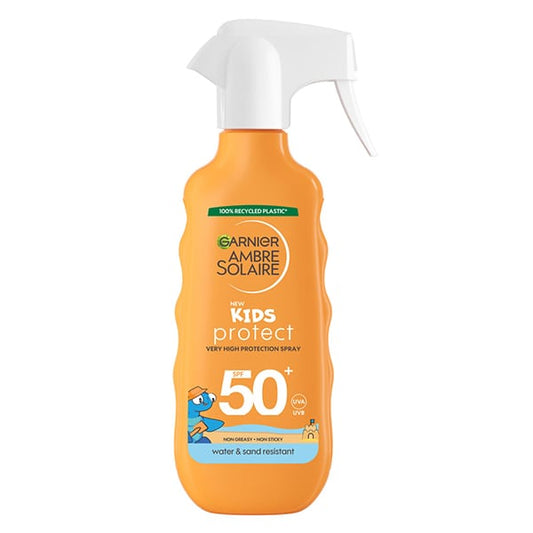 Garnier Ambre Solaire Kids Protect Trigger Spray Sunscreen SPF50+  270 ml