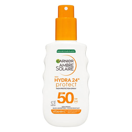 Garnier Ambre Solaire Hydra24h Spray Body Sunscreen SPF50  150 ml