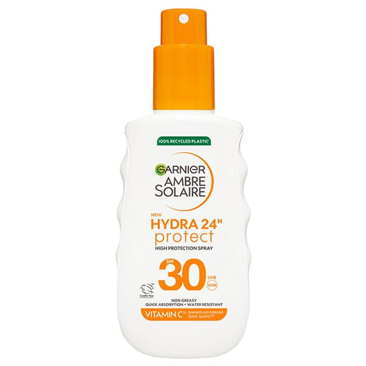 Garnier Ambre Solaire Hydra24h Protect Spray Sunscreen for Body SPF30  150 ml