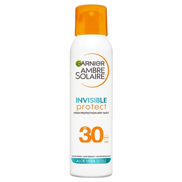Garnier Ambre Solaire Invisible Protect Spray Waterproof Body Sunscreen SPF30  200 ml