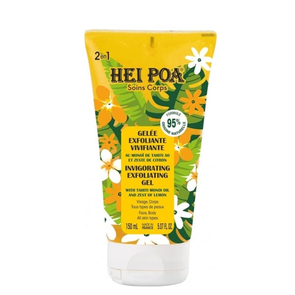 Hei Poa Invigorating Exfoliating Gel With Tahiti Monoi Oil  150 ml