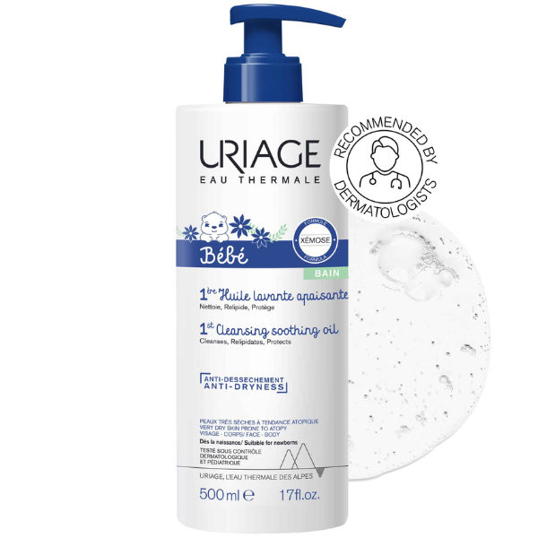 Uriage Bebe Xemose 1st Cleansing Soothing Oil  500 ml