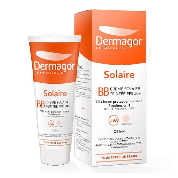Dermagor BB Creme Solaire Teintee SPF50+ Beige Clair  40 ml