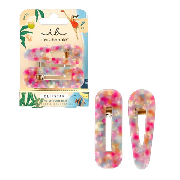 Invisibobble Clipstar Au Soleil Dazzling Wave Hair Clips  2 copë