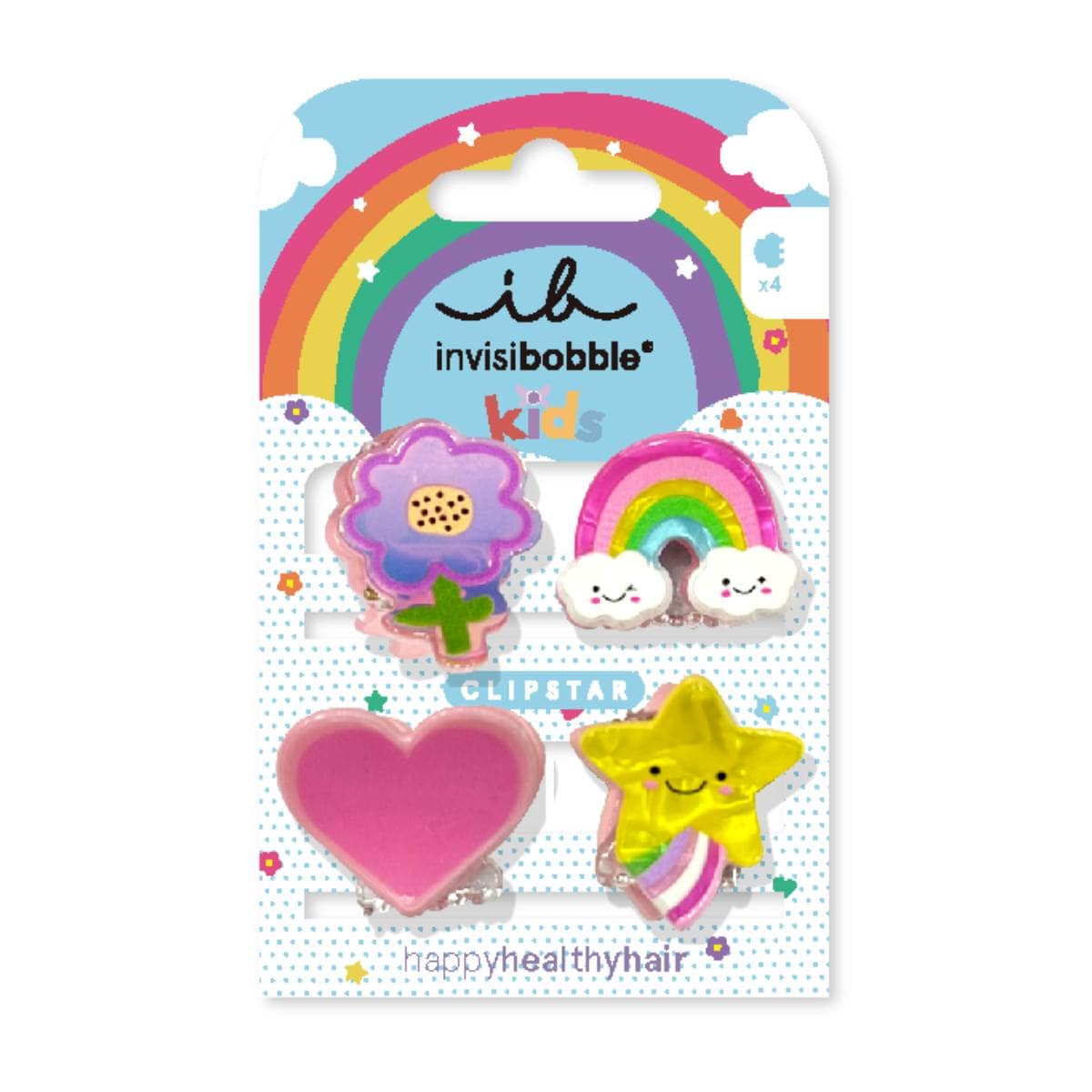 Invisiboble Clipstar Happy World Kids Hair Clips  4 copë